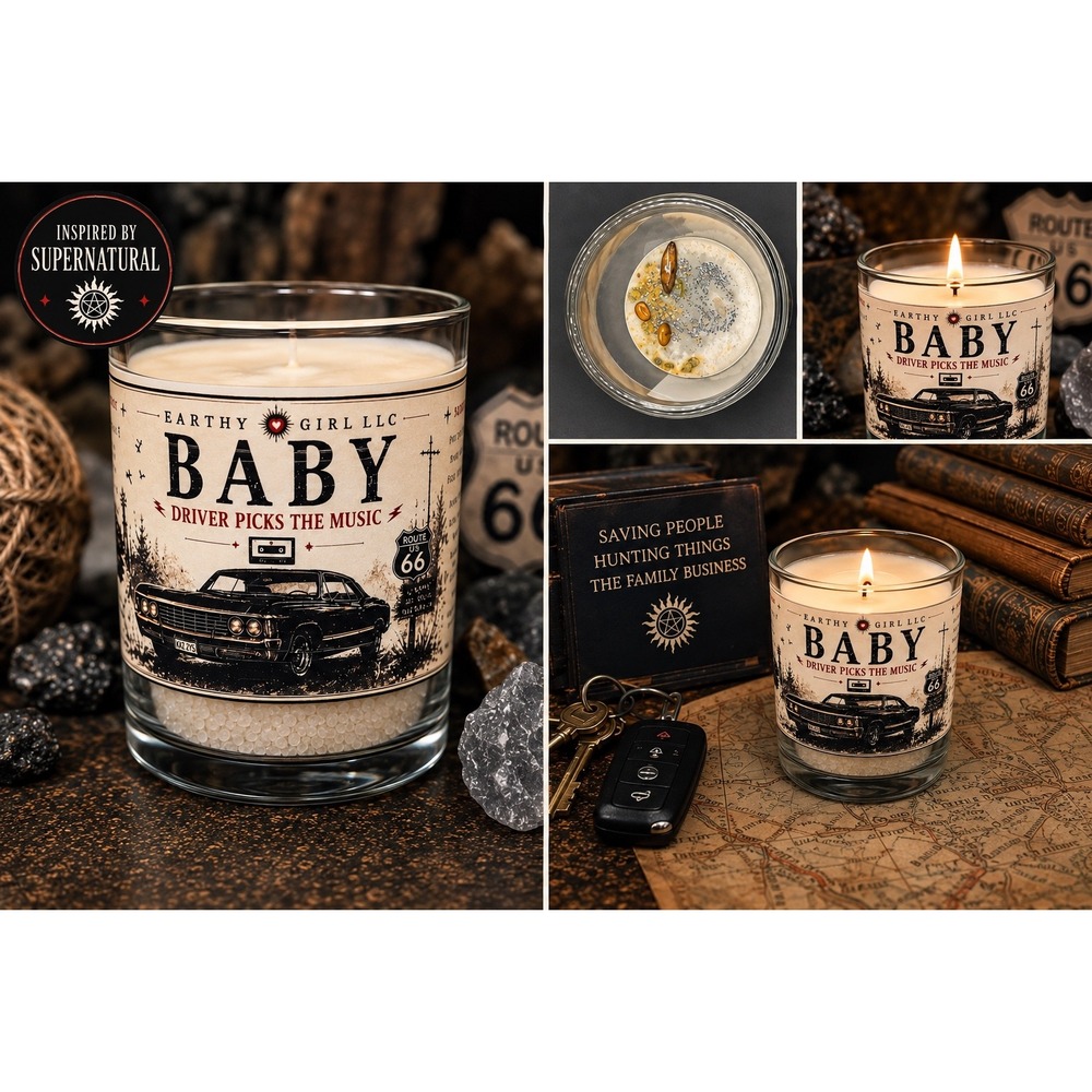Baby Supernatural Inspired Tea Light Candle Set